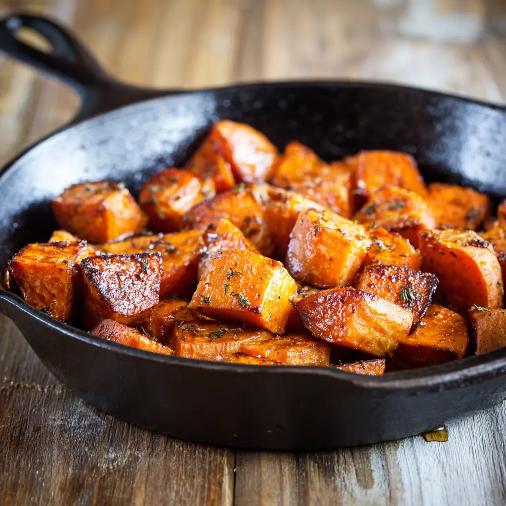 Maple Roasted Sweet Potatoes