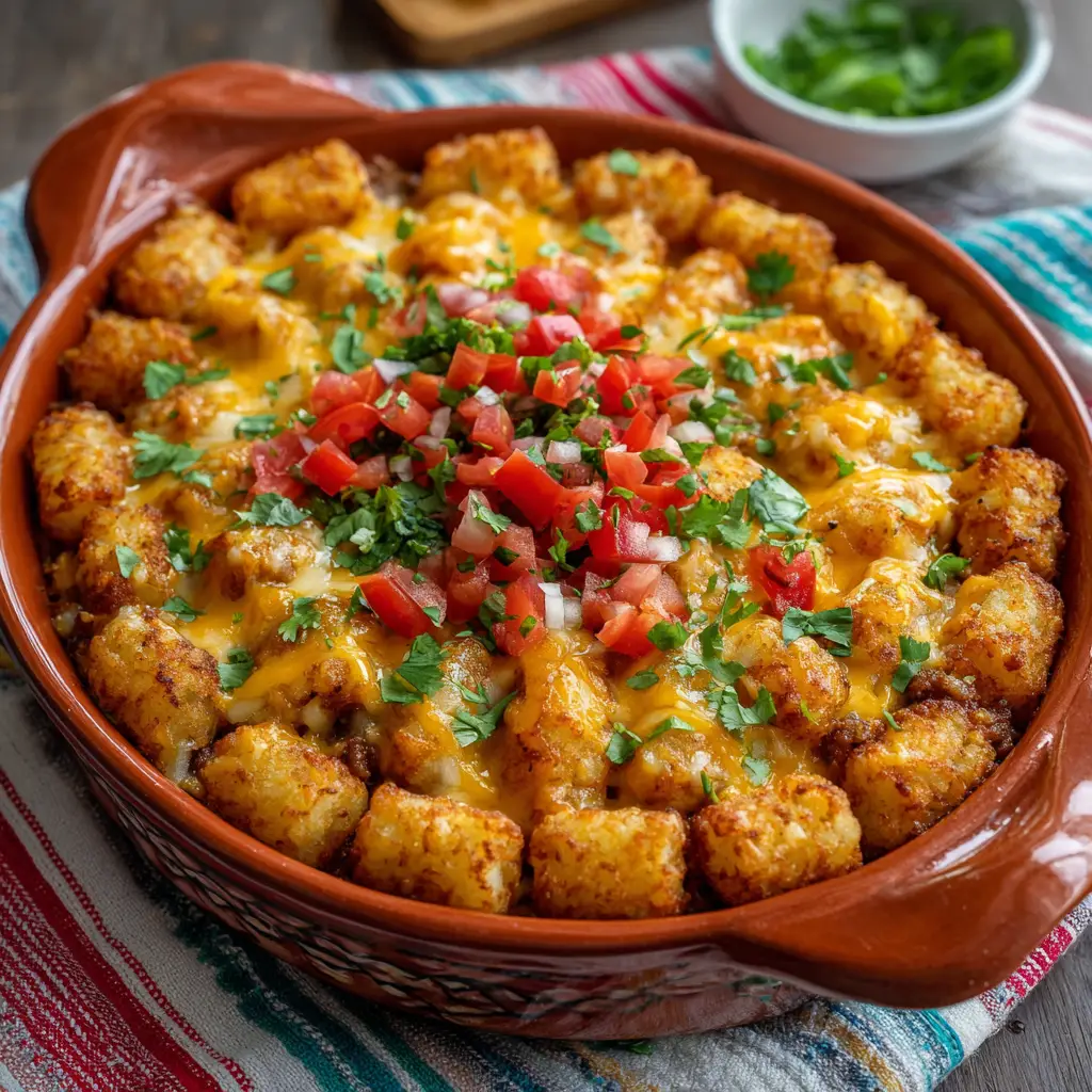 Mexican Tater Tot Casserole