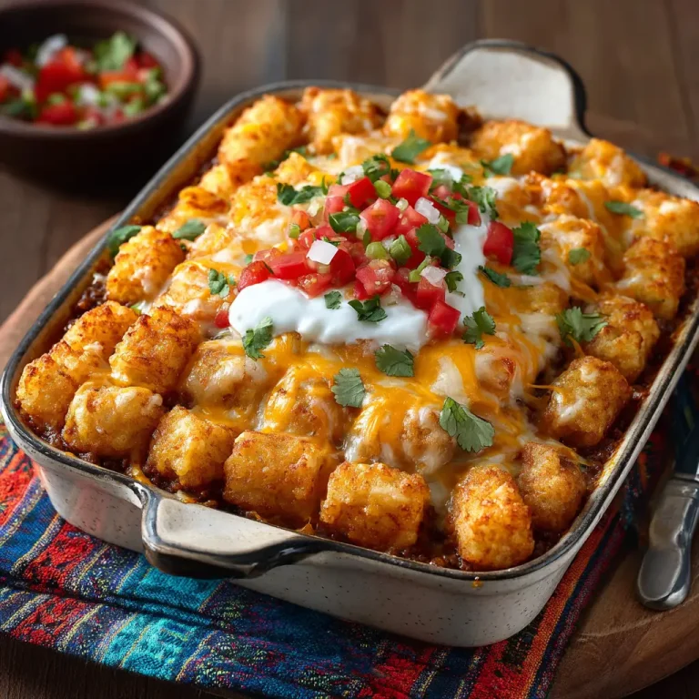 Mexican Tater Tot Casserole