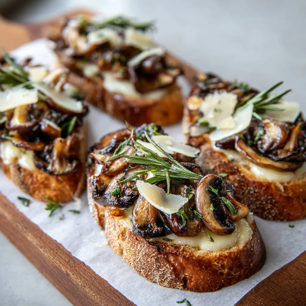 Mushroom Bruschetta Recipe