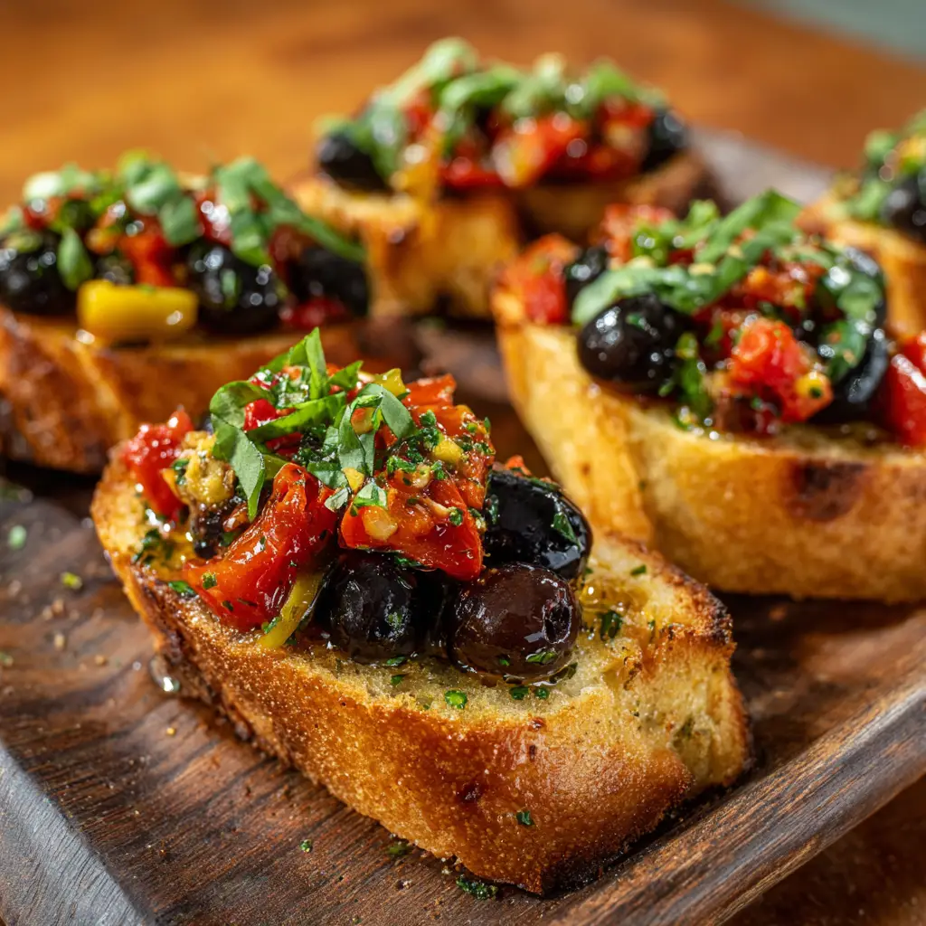 Olive Bruschetta Recipe