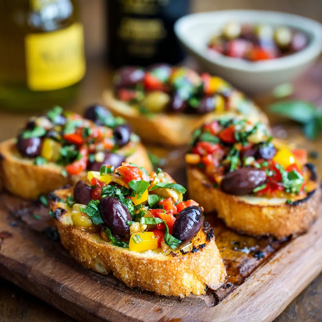 Olive Bruschetta Recipe
