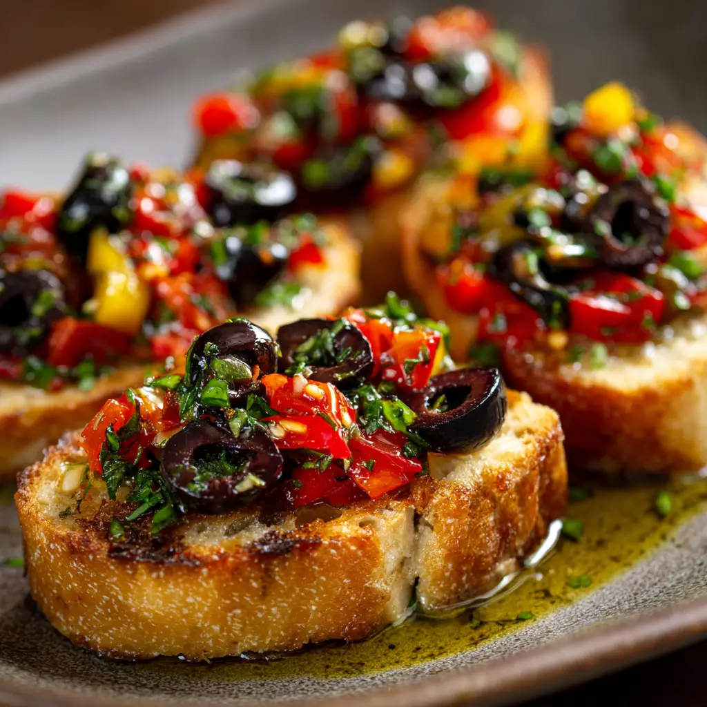 Olive Bruschetta Recipe