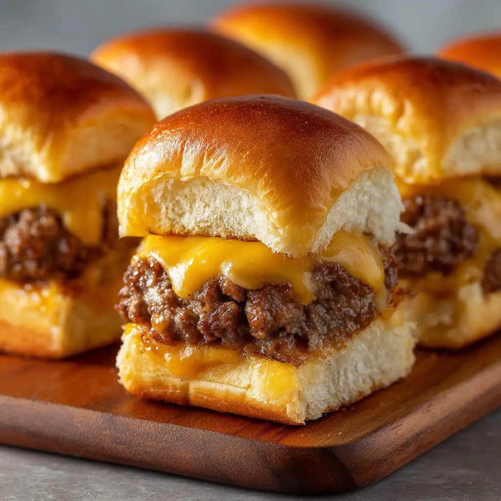 Oven Sliders Cheeseburger