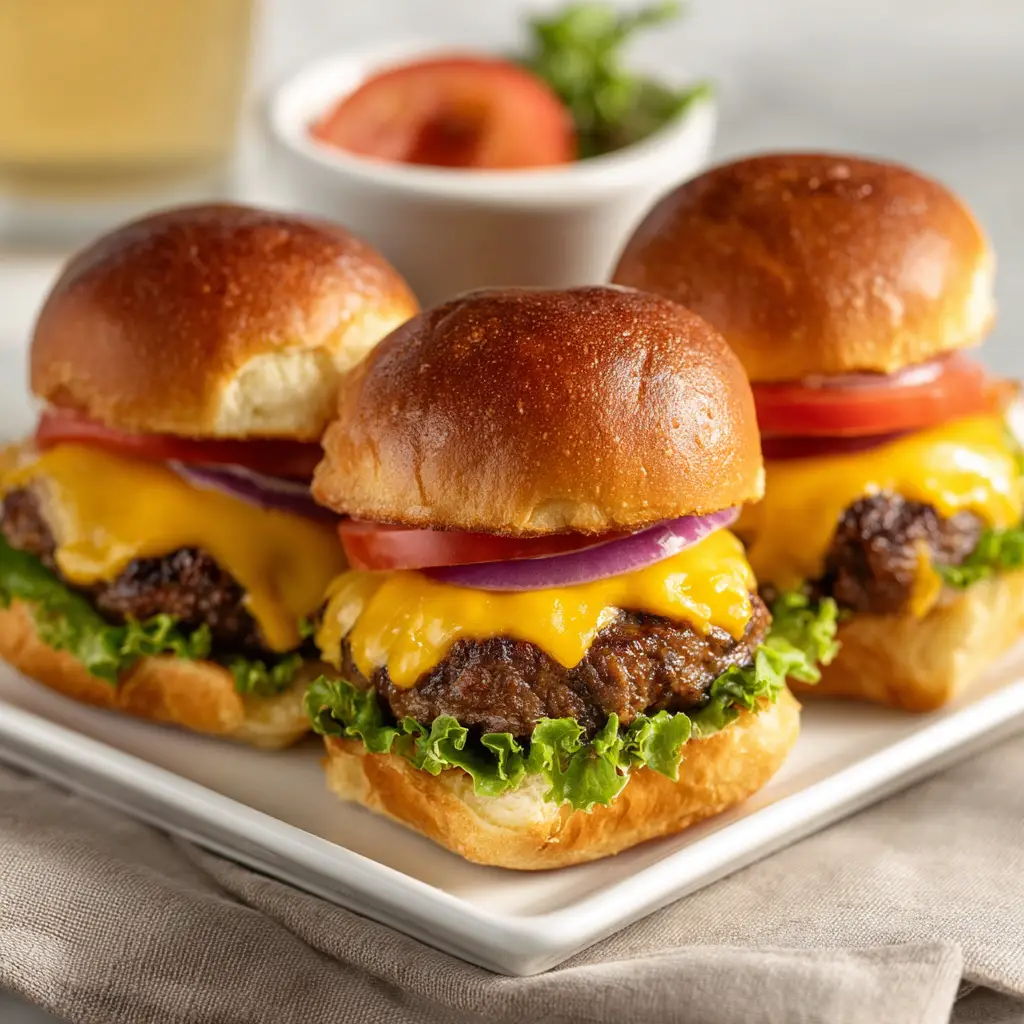 Oven Sliders Cheeseburger