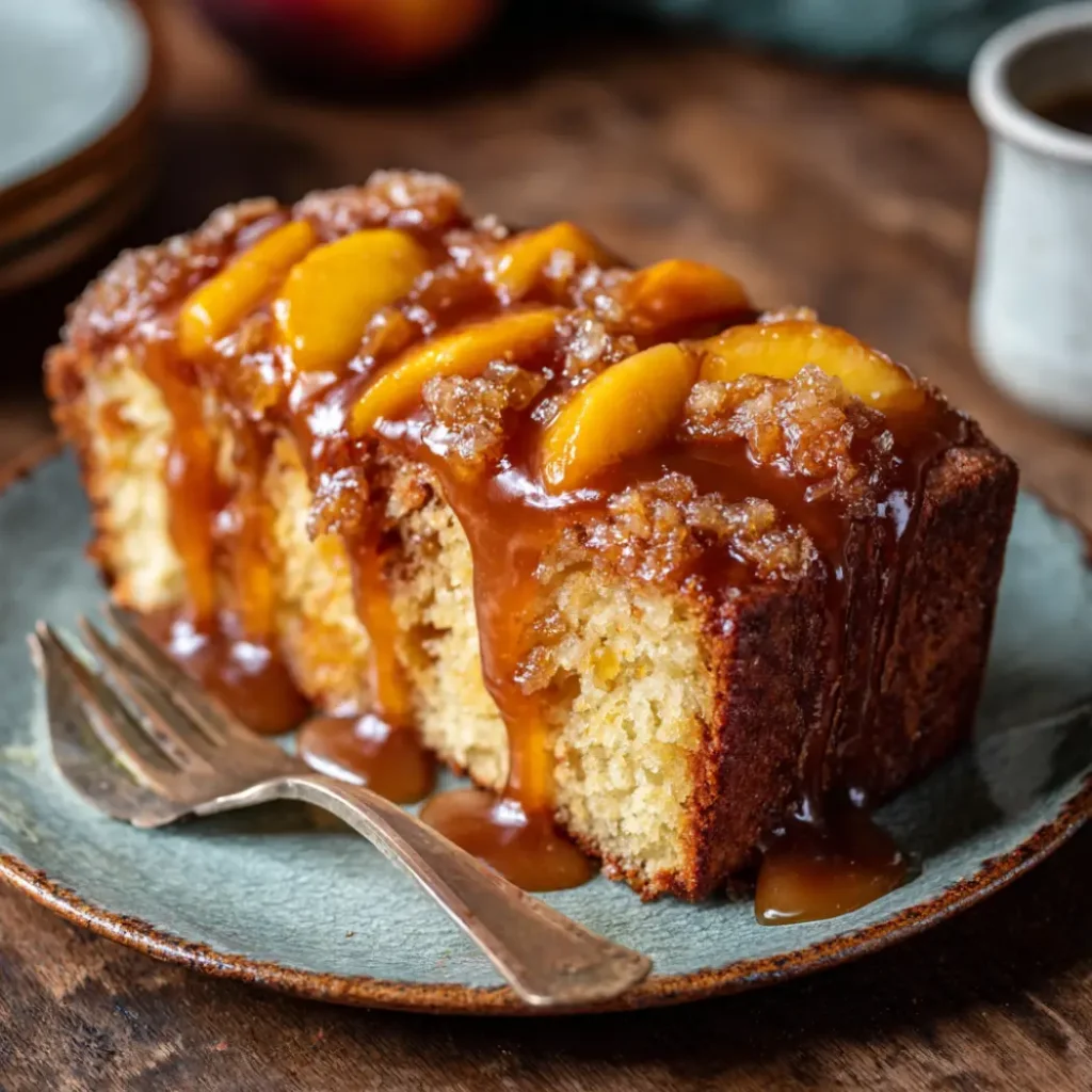 Peach Cobbler Pound Cake
