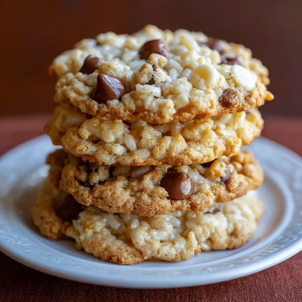 Rice Krispie Chocolate Chip Cookies