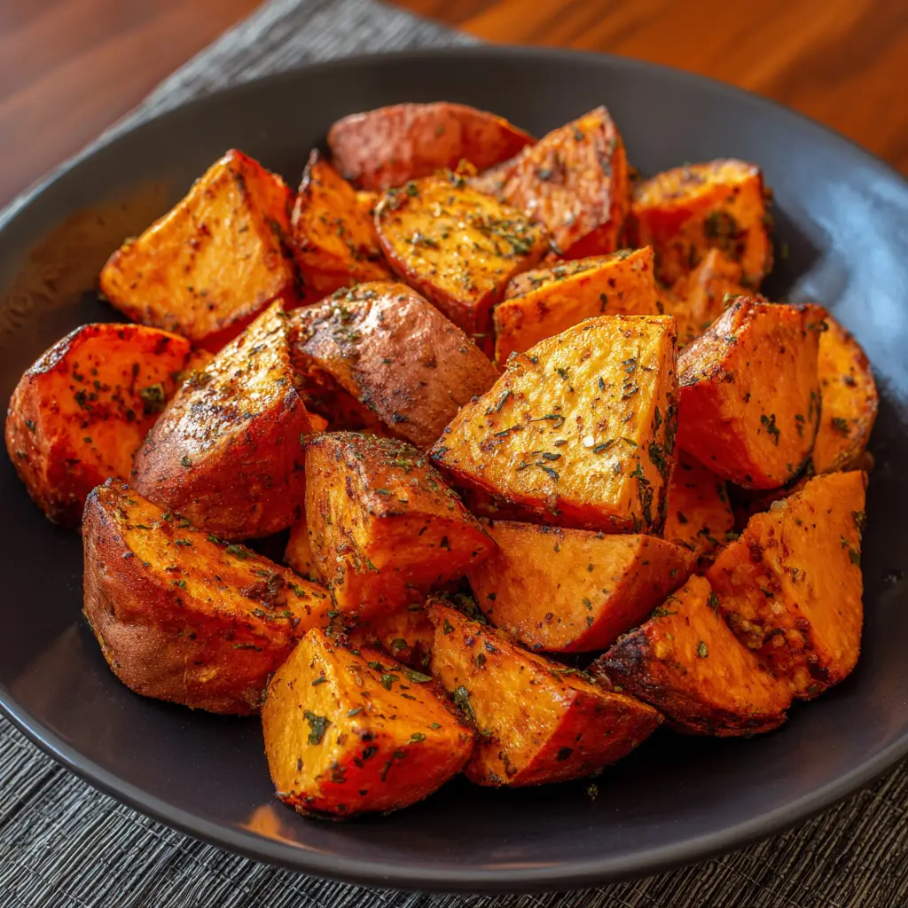 Roasted Sweet Potatoes Air Fryer