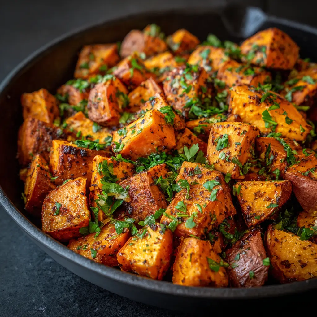 Savory Roasted Sweet Potatoes
