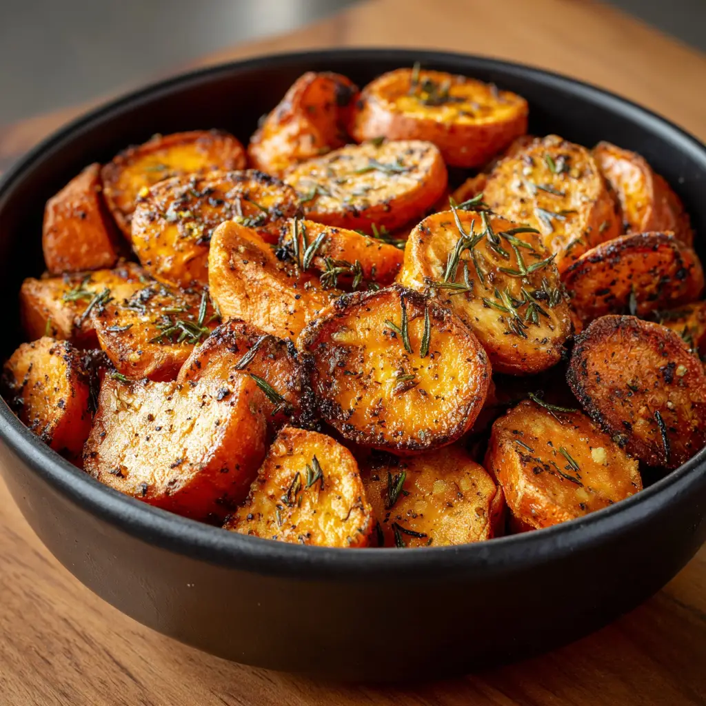 Savory Roasted Sweet Potatoes