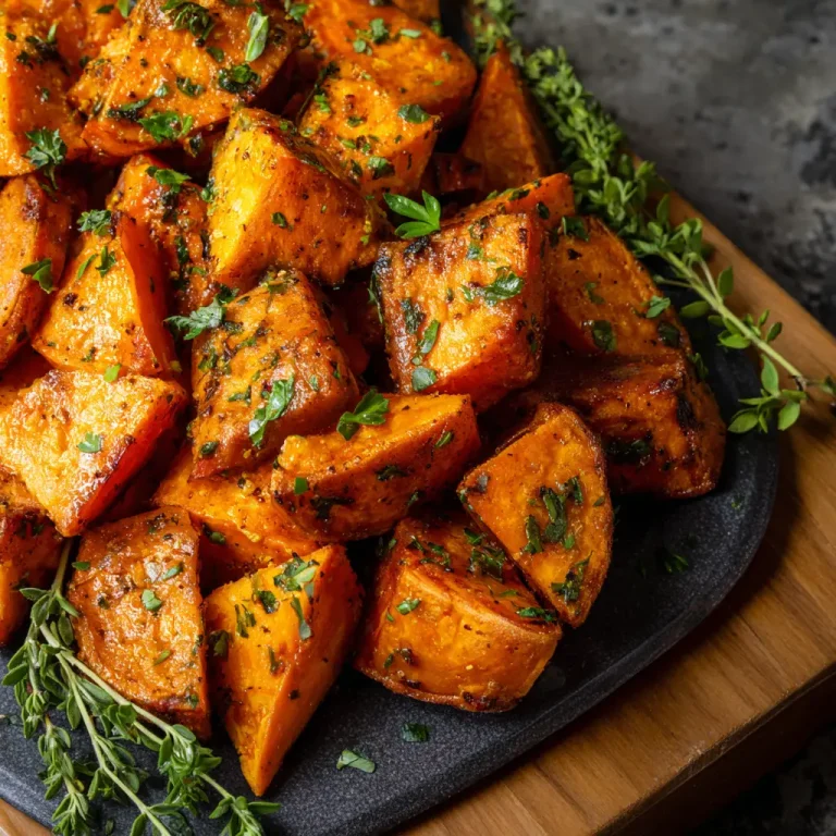 Savory Roasted Sweet Potatoes