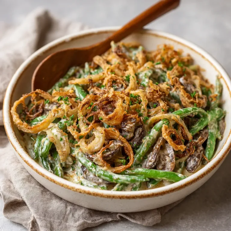 Vegan Green Bean Casserole