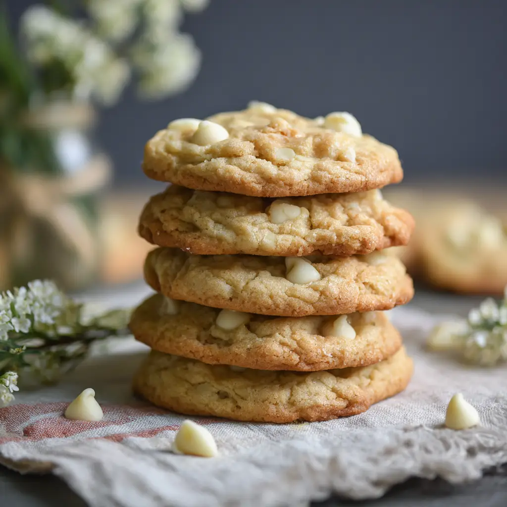 white chocolate chip cookies