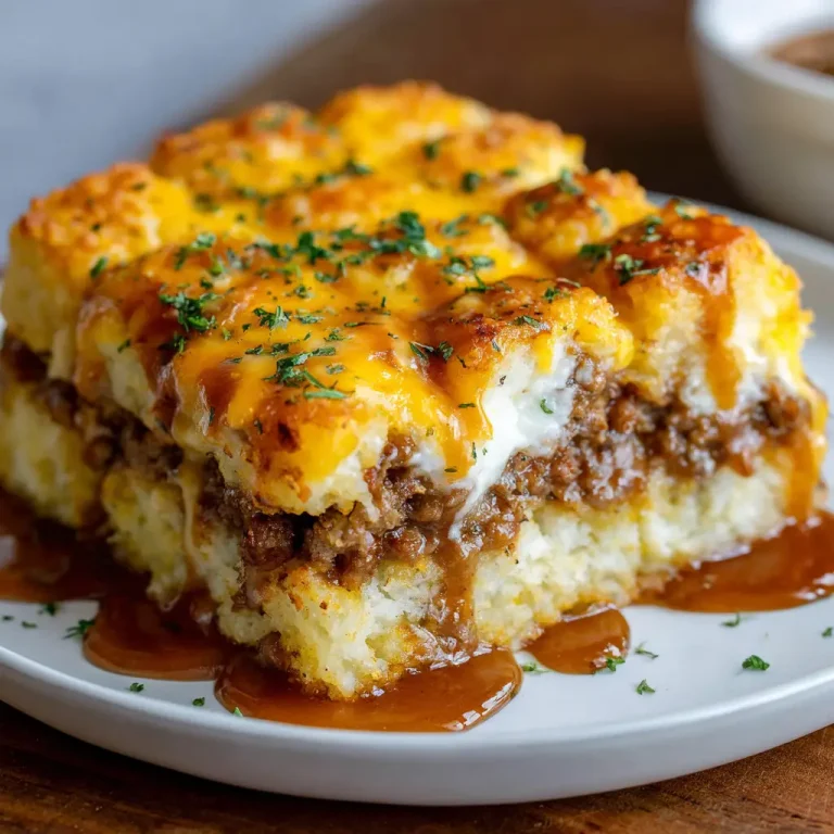 Cheesy Tater Tot Meatloaf Casserole