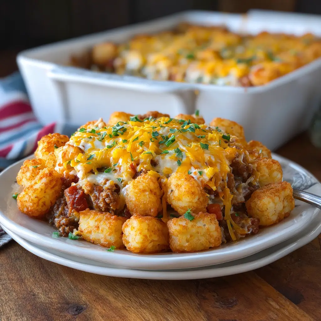 Cowboy Tater Tot Casserole