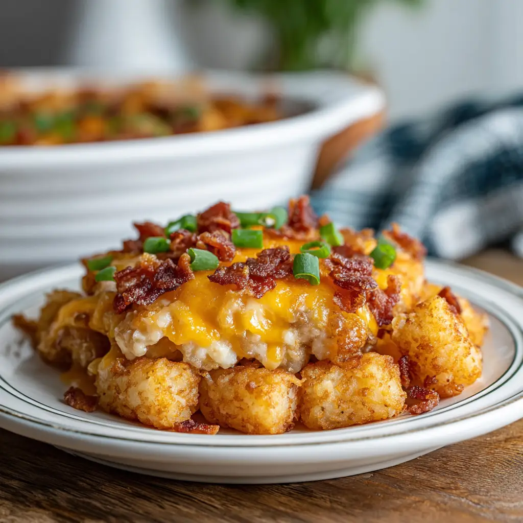 Cracked Out Tater Tot Casserole
