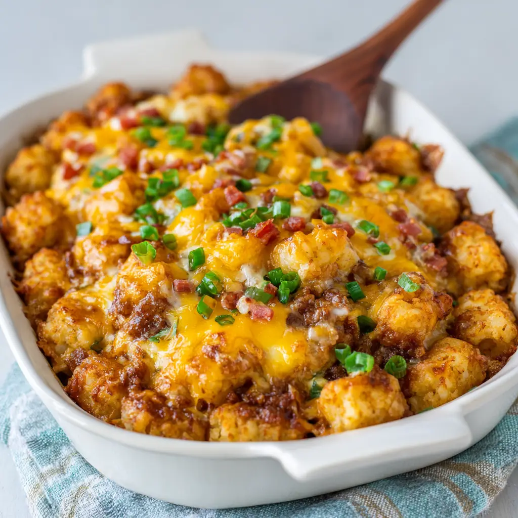 Cracked Out Tater Tot Casserole