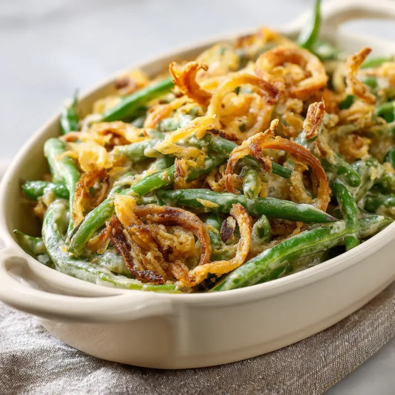 Green Bean Casserole Fresh Green Beans