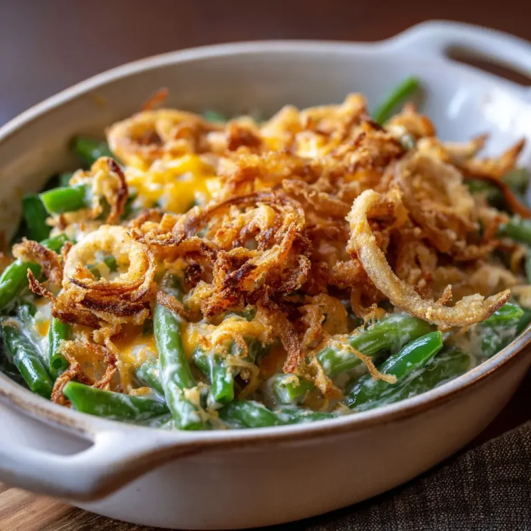Green Bean Casserole with Cheese