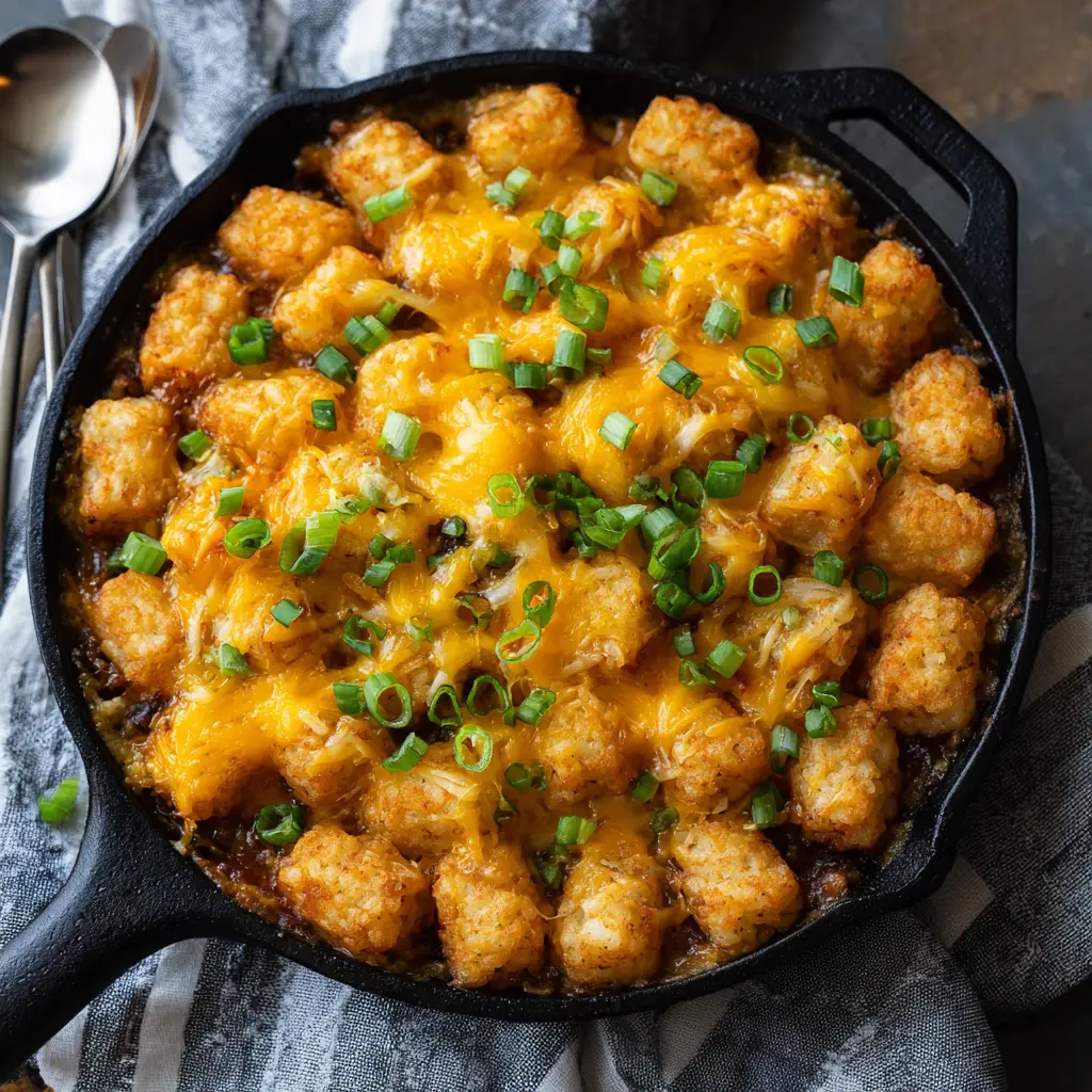 Healthy Tater Tot Casserole