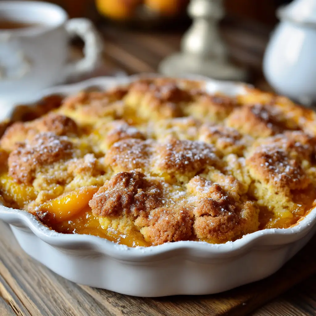 Homemade Peach Cobbler