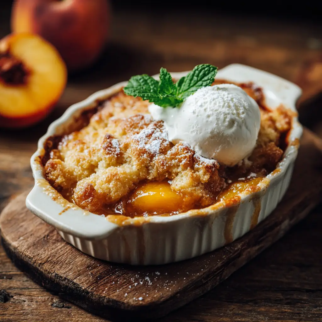 Homemade Peach Cobbler