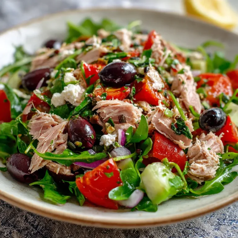 Mediterranean Tuna Salad Recipe