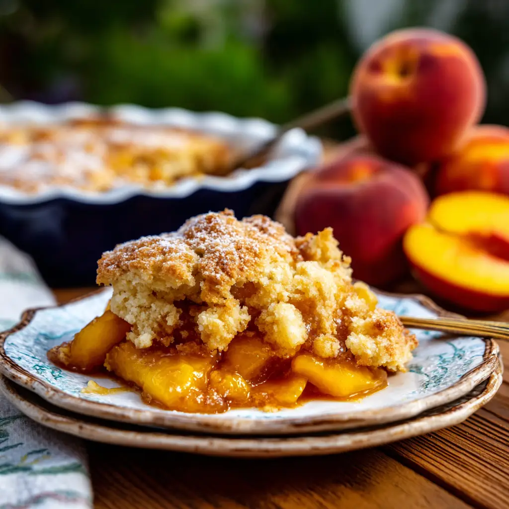 Old Fashioned Peach Cobbler