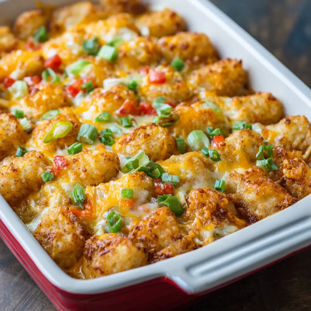 Tater Tot Casserole with Chicken