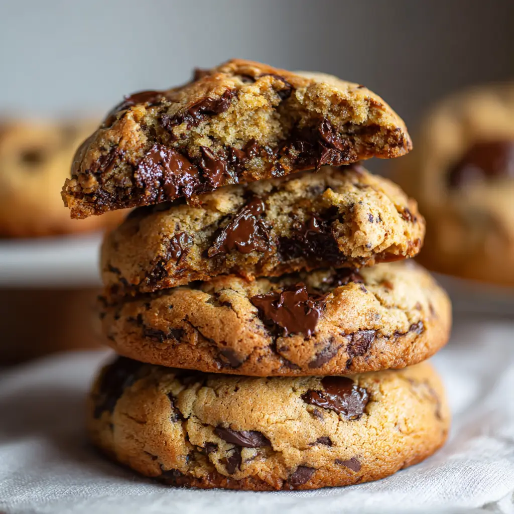 Thick Chocolate Chip Cookies