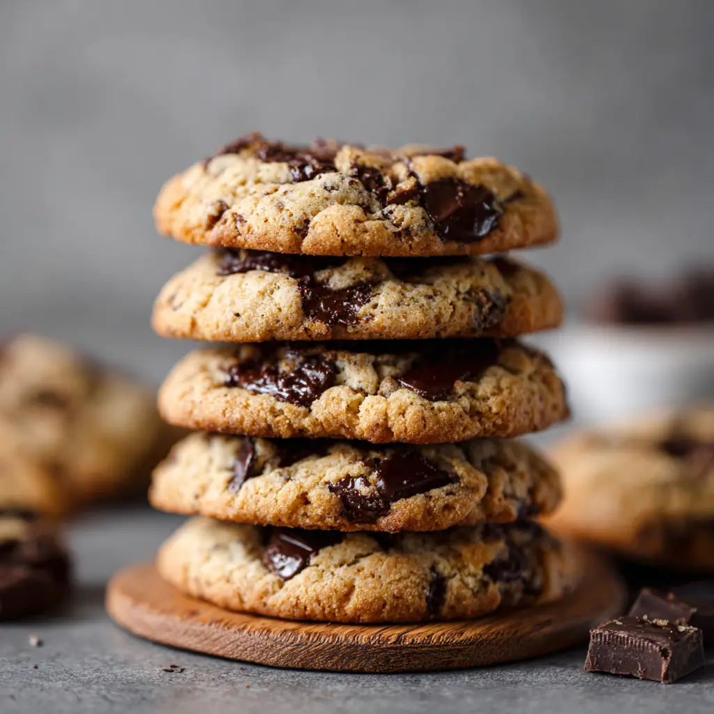 Thick Chocolate Chip Cookies