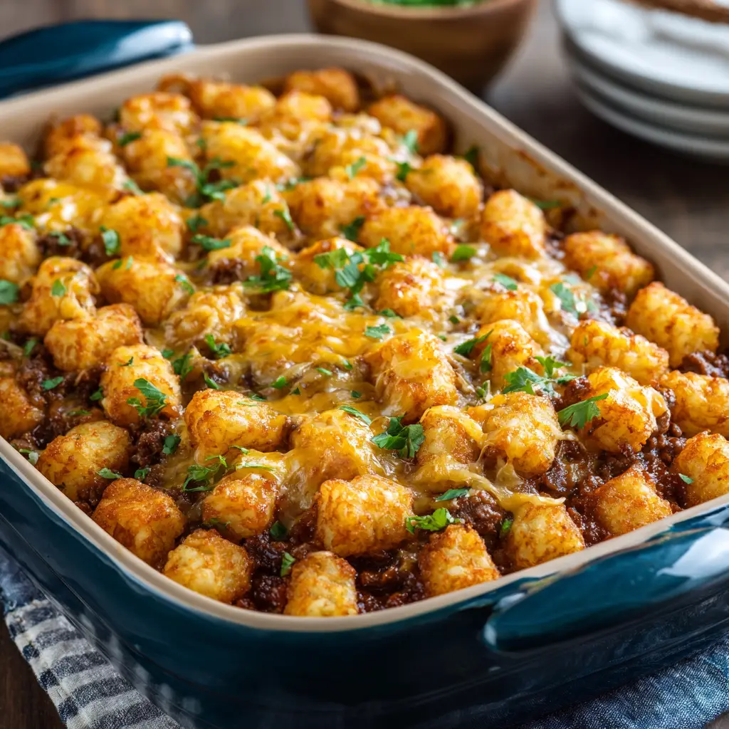 tatertot casserole recipe beef