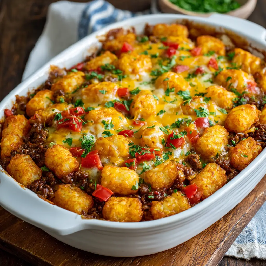 tatertot casserole recipe beef