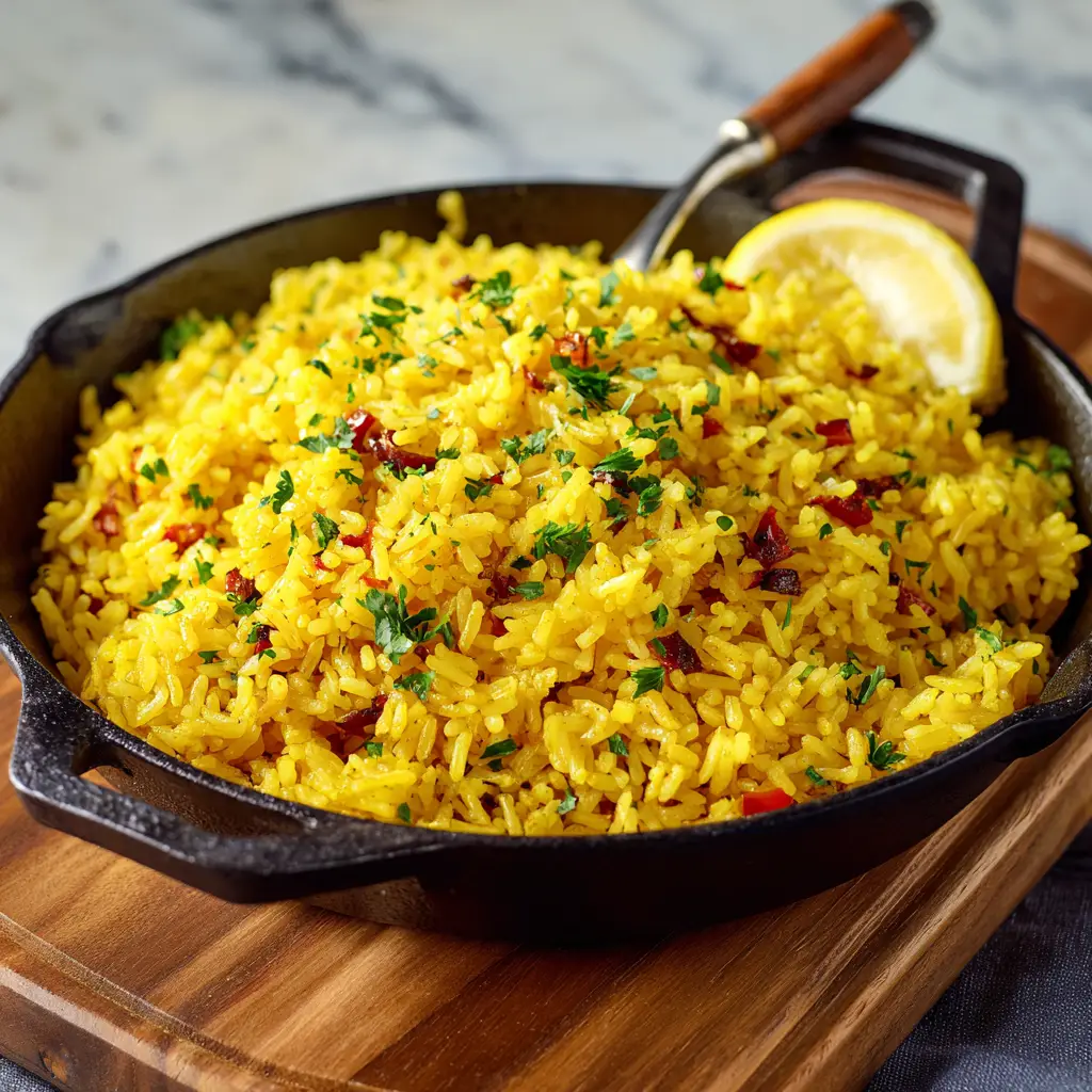 Mediterranean Yellow Rice Recipe