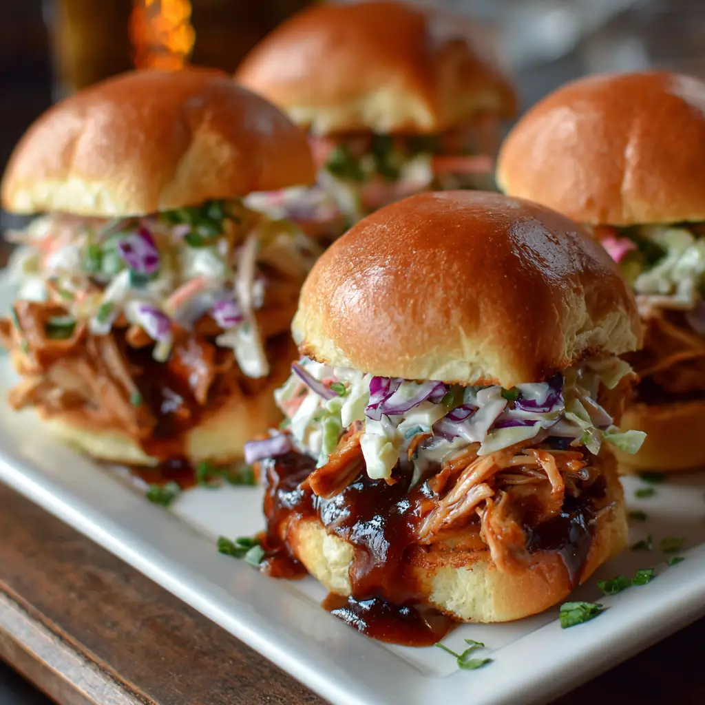 bbq chicken sliders