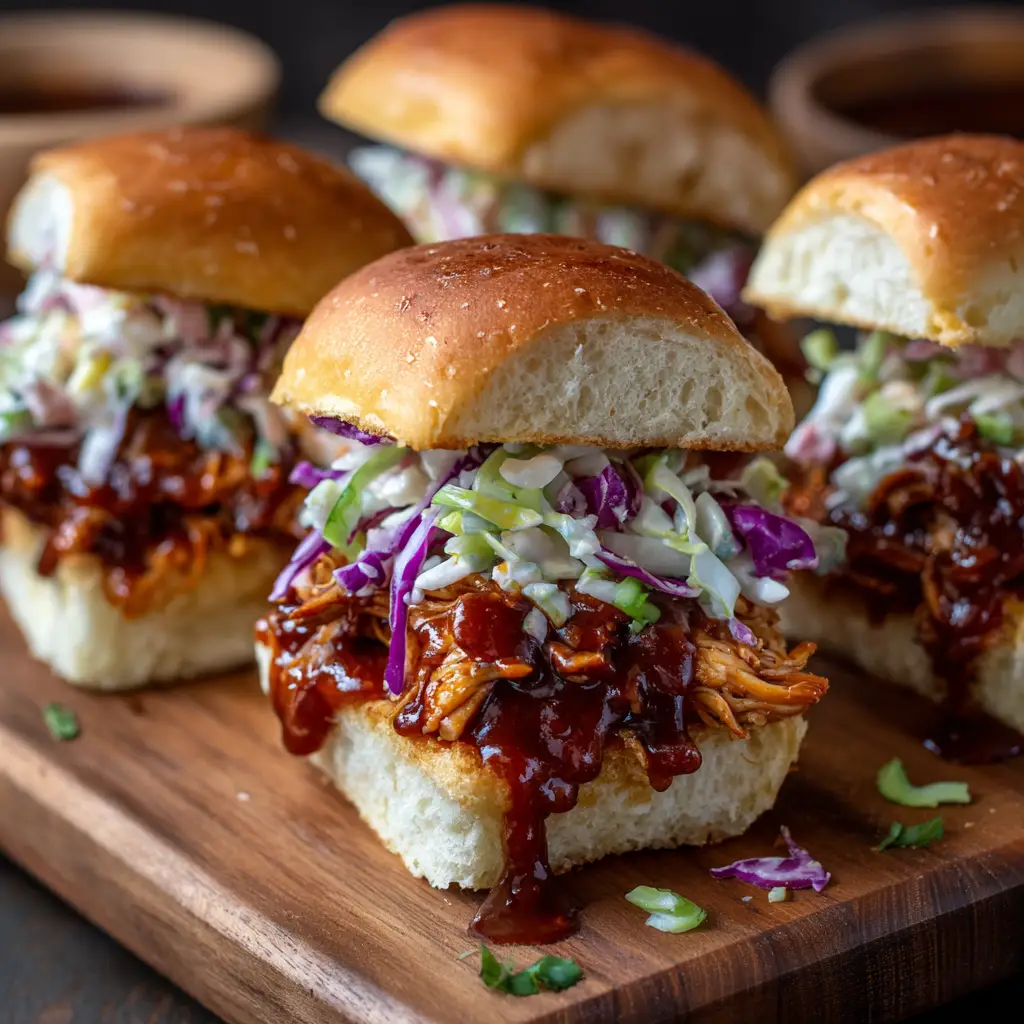bbq chicken sliders