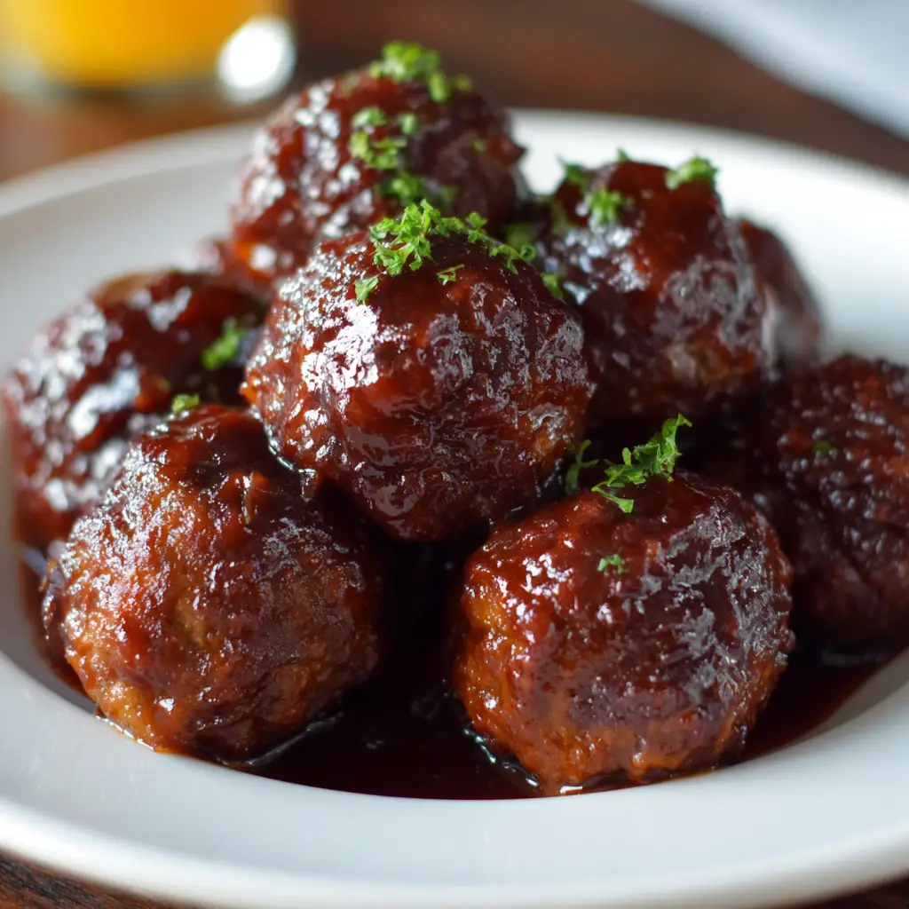 bbq meatballs crockpot