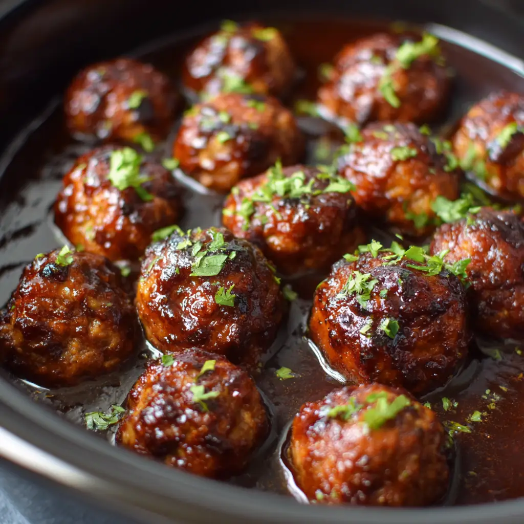 bbq meatballs crockpot