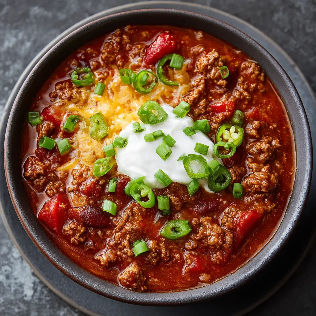 beef chili recipe
