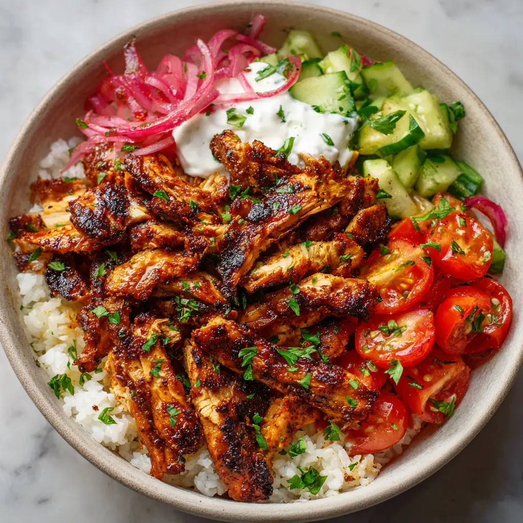 chicken shawarma bowl recipe