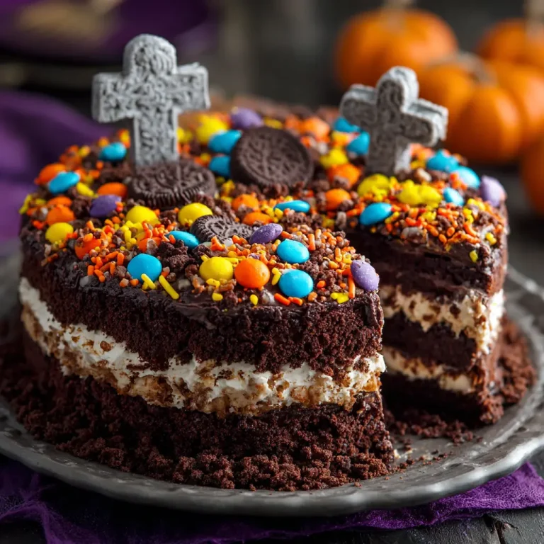 halloween dirt cake recipe