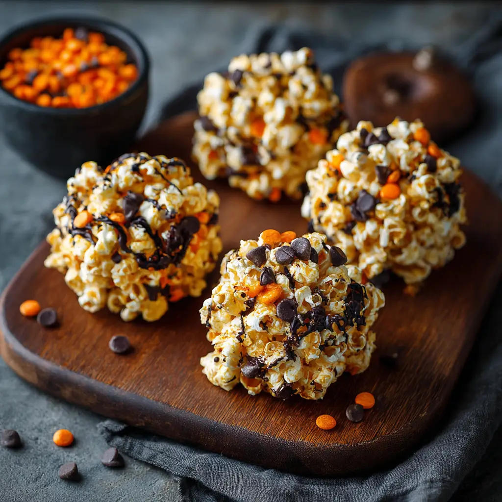 halloween popcorn balls recipe