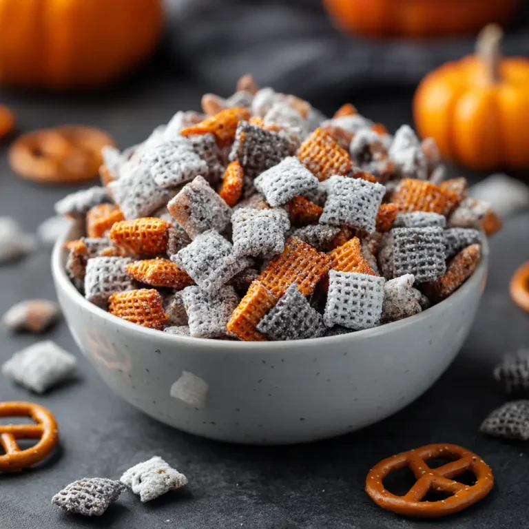 halloween puppy chow chex mix recipe