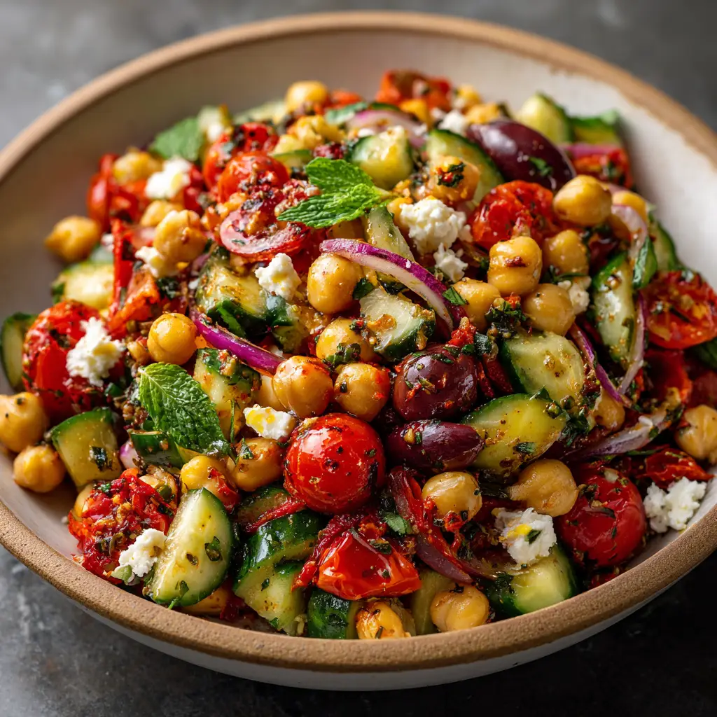 mediterranean chick pea salad recipe