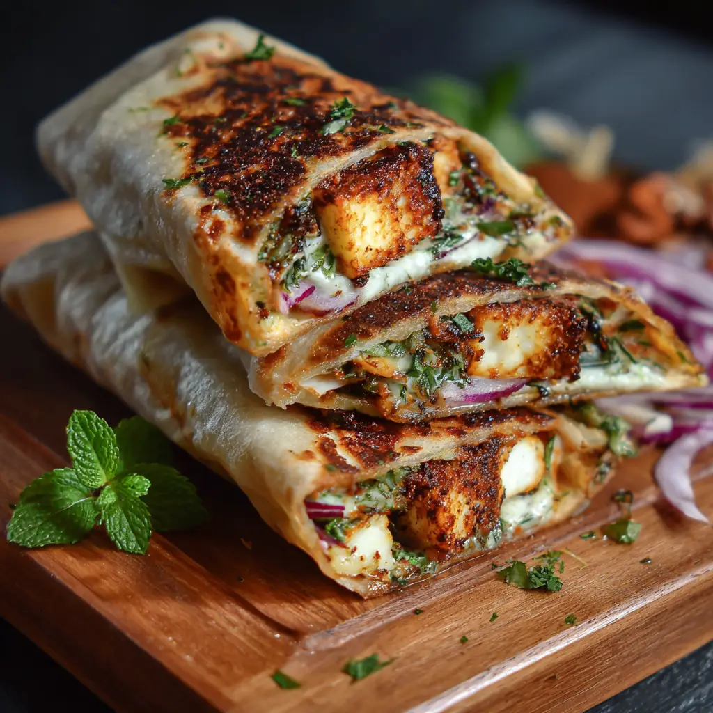 paneer shawarma recipe