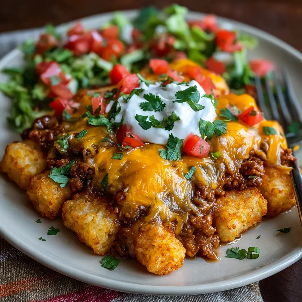 tater tot taco casserole