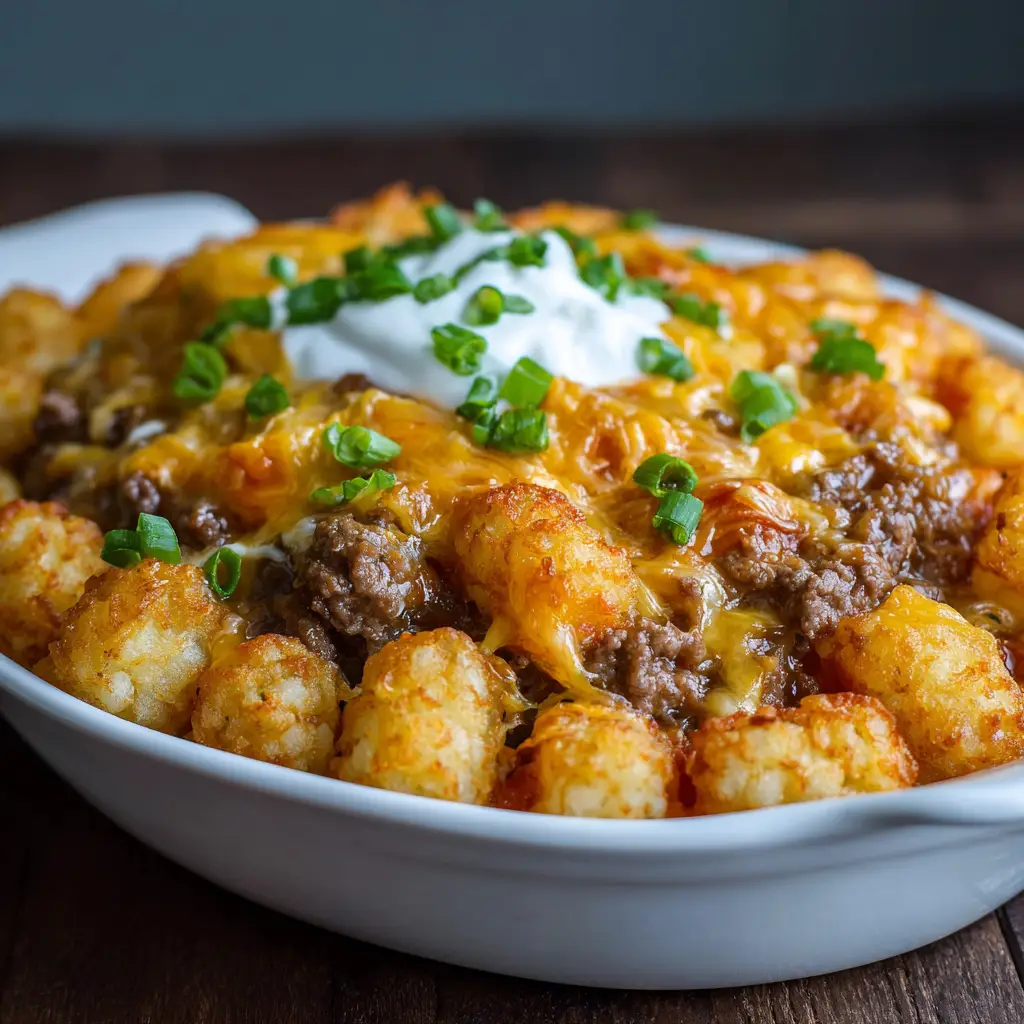 tatertot casserole recipe beef