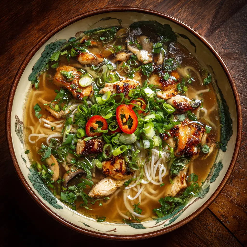 Asian Chicken Noodle Soup Recipe