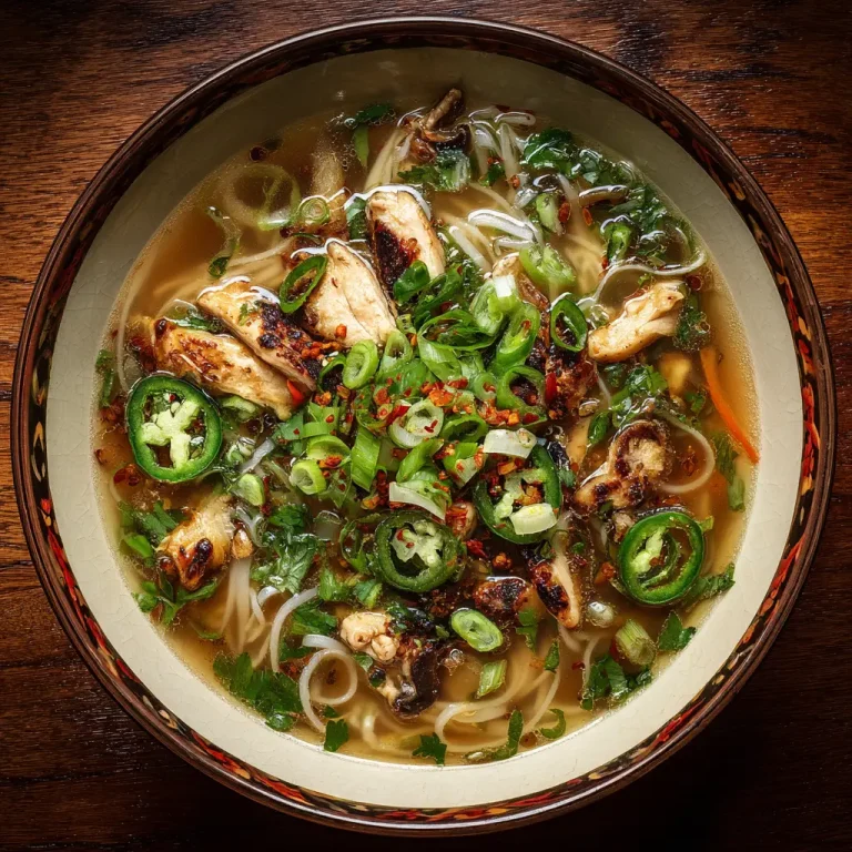 Asian Chicken Noodle Soup Recipe