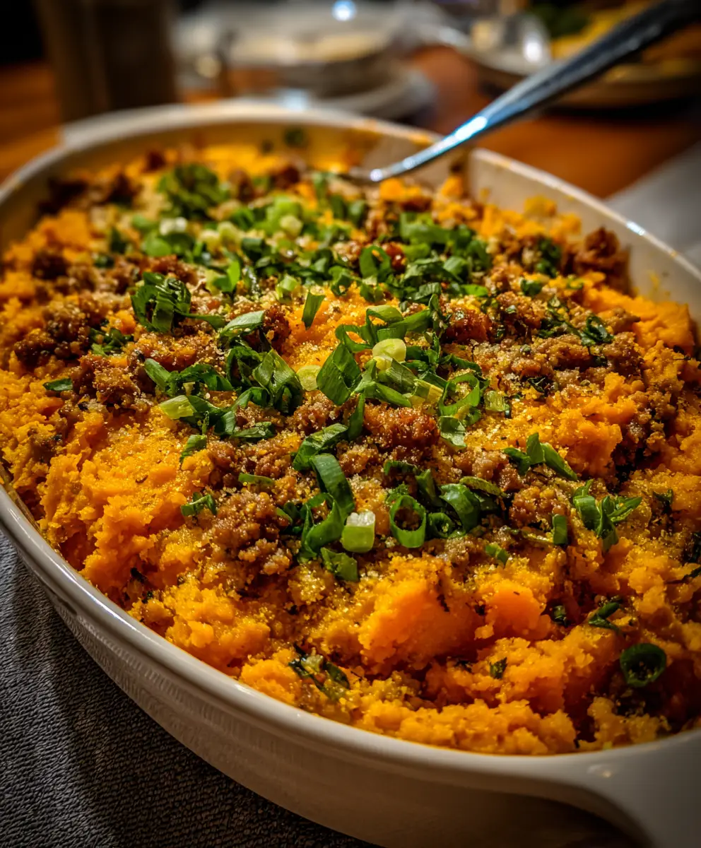 ground turkey sweet potato casserole